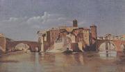 Ile et pont San Bartolomeo (mk11) Jean Baptiste Camille  Corot